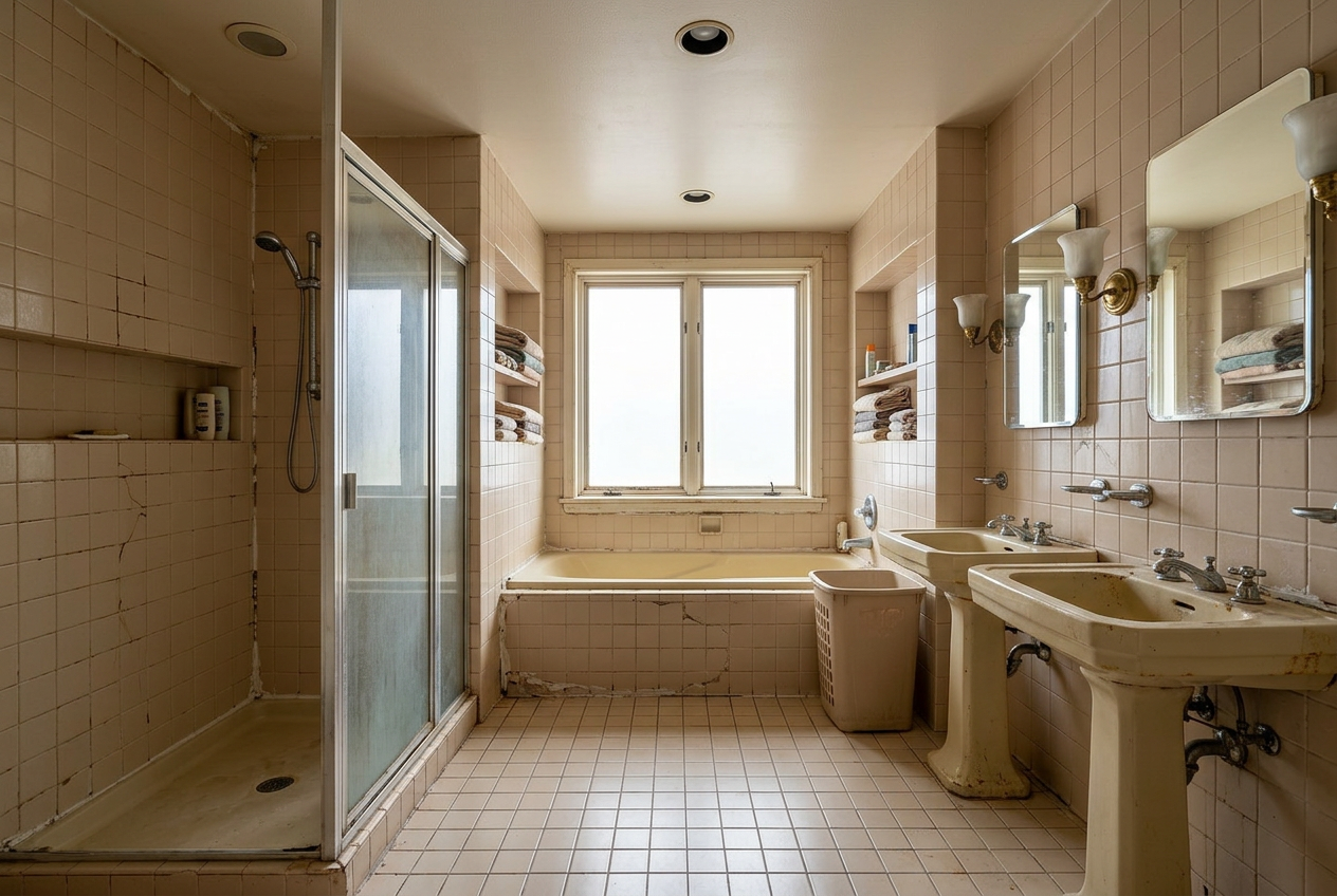 Bad vor der Sanierung